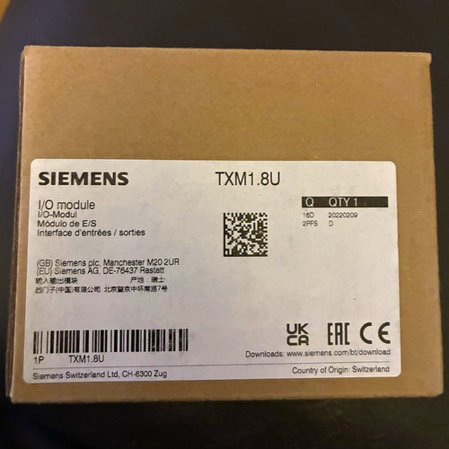 Siemens txm1 modulo o - txm1.8u, i/o