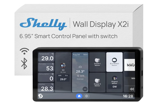 Shelly wall display - shelly, nero