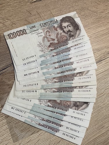 100 000 lire caravaggio tipo - 100.000,