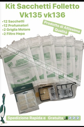 Sacchetti folletto 135 136 - vk,